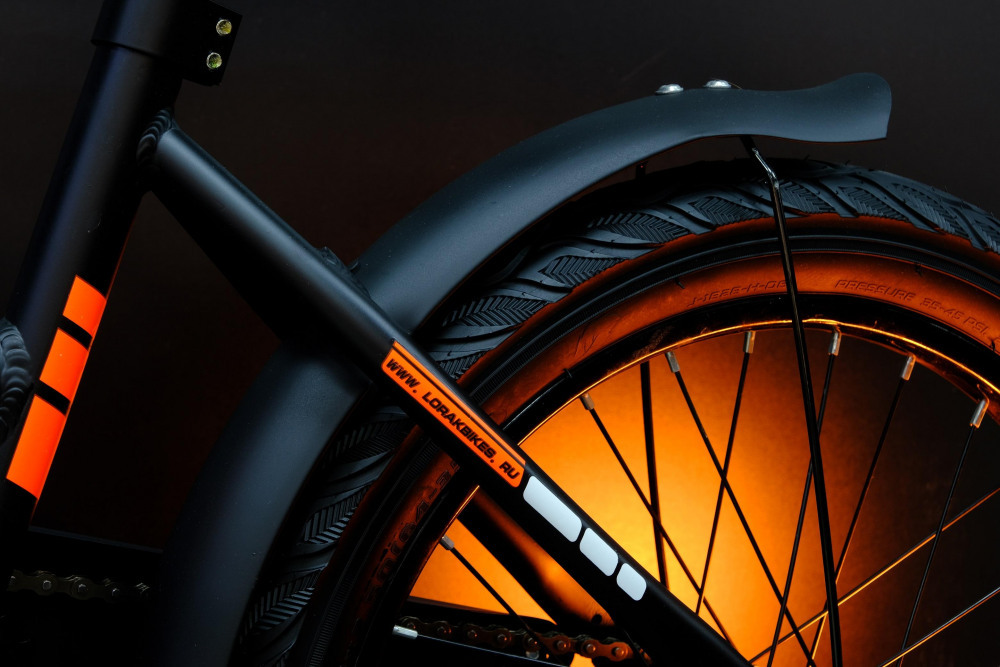 Lorak Junior 20 Boy Матовый Чёрный/Оранжевый