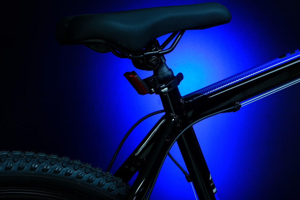 HEAM ALPHA 27,5 Cassete Чёрный/Синий глянец рама 21 (на рост 183-190)