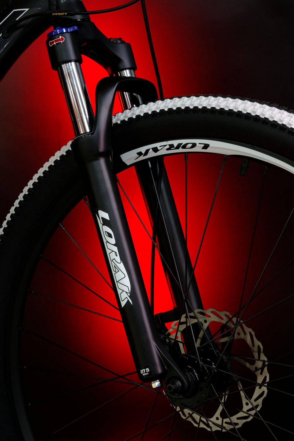 LORAK GLORY 200 8 sp Матовый Чёрный/Белый 17р (на рост 155-173)