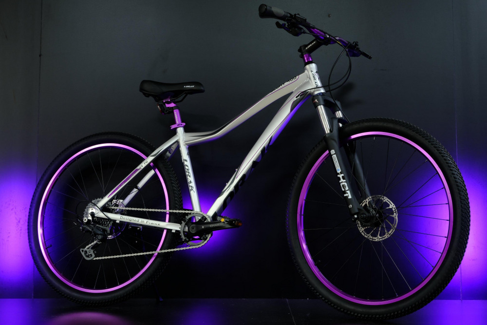 LORAK GLORY 400 9 sp Матовый Серебристый/Фиолетовый 17р (на рост 155-173)